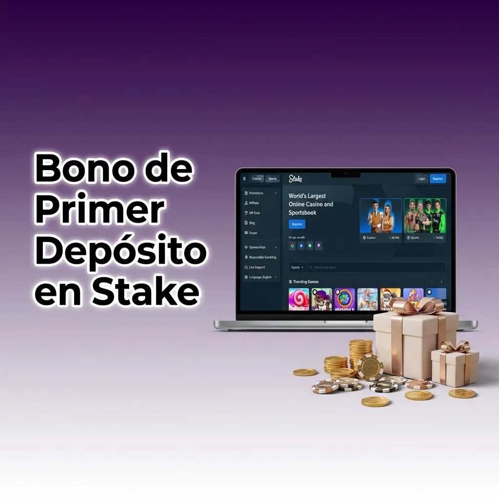 Stake welcome bonus offer showing 200% first deposit match for sports betting and casino games