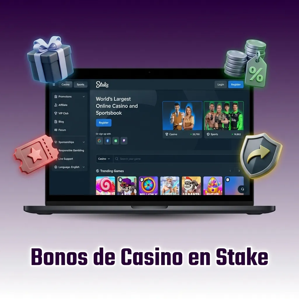 Stake casino bonuses: weekly reload bonus, daily slots cashback, free spins on featured games, and monthly slot tournaments.