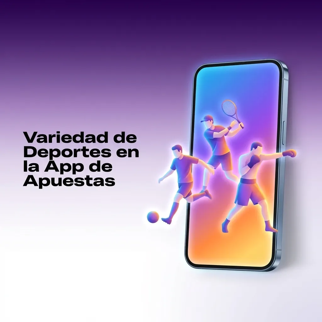 Interfaz de app de apuestas mostrando múltiples deportes disponibles con opciones de apuestas en vivo y prematch